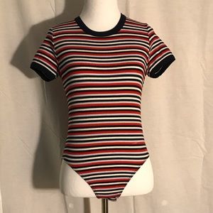 Mossimo striped bodysuit